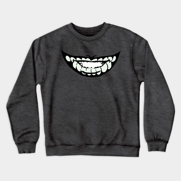 Punch's Grin Crewneck Sweatshirt by Twogargs